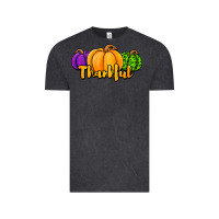 Vintage Black halloween pumpkins thankful Vintage Tee - Jasminsmagicworld