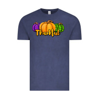 Vintage Denim halloween pumpkins thankful Vintage Tee - Jasminsmagicworld