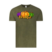 Vintage Olive halloween pumpkins thankful Vintage Tee - Jasminsmagicworld