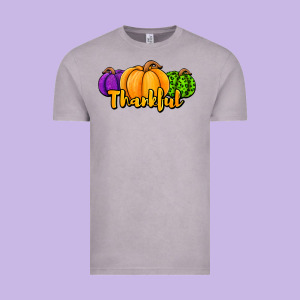 Halloween Pumpkins Thankful Vintage Tee Designed By Jasminsmagicworld
