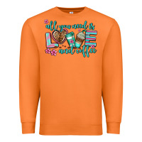 Carrot all you need is love and coffee Premium Sweatshirt - AdoDesignShop