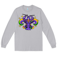Moon Dust mardi gras crawfish Long Sleeve Tee - FaDigitalArtStudio