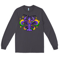 Smoke mardi gras crawfish Long Sleeve Tee - FaDigitalArtStudio