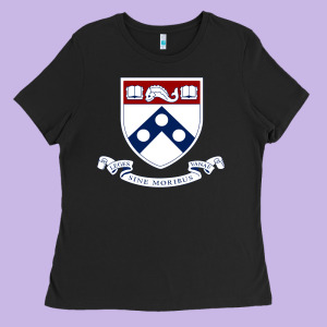 Pennsylvania Gifts, U Penn Ladies Tee Designed By Maiphamdesign