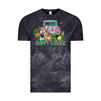 Cloud Black Happy Easter Day Vintage Tee - CowGirlArtShop