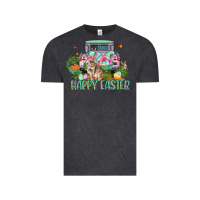 Vintage Black Happy Easter Day Vintage Tee - CowGirlArtShop