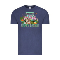Vintage Denim Happy Easter Day Vintage Tee - CowGirlArtShop