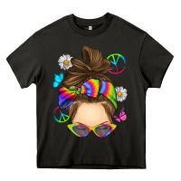 Asphalt messy bun tie dye Heavy Core Tee - RanaPortraitStore