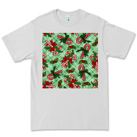 Dove Grey Christmas candy cane Premium Tee - NancyCooperArtShop
