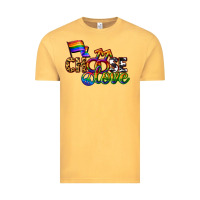 Vintage Mustard Western choose love Vintage Tee - CowGirlArtShop