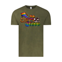 Vintage Olive Western choose love Vintage Tee - CowGirlArtShop