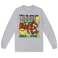 Moon Dust When life gives you lemons boil some crawfish Long Sleeve Tee - FaDigitalArtStudio