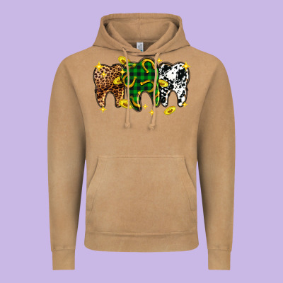 St. Patrick's Day Dental Vintage Hoodie Designed By Oliviacreatesart