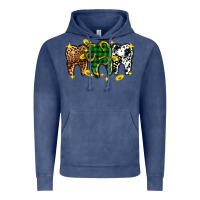 Vintage Denim St. Patrick's Day Dental Vintage Hoodie - OliviaCreatesArt