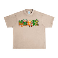 French Oak St. Patrick's Day Nurse with gnome Urban Heavy Tee - HowdyJamesFarm