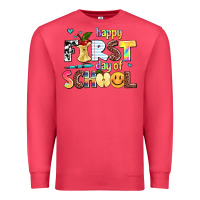 Cardinal happy first day of school Premium Sweatshirt - AdoDesignShop