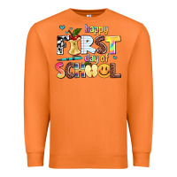 Carrot happy first day of school Premium Sweatshirt - AdoDesignShop