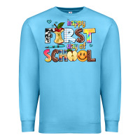 Ocean Blue happy first day of school Premium Sweatshirt - AdoDesignShop