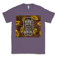 Lavender we let the liquor talk with sunflowers Classic Tee - TumblerDesignByShophia