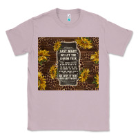 Lilac we let the liquor talk with sunflowers Classic Tee - TumblerDesignByShophia