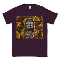 Plum we let the liquor talk with sunflowers Classic Tee - TumblerDesignByShophia