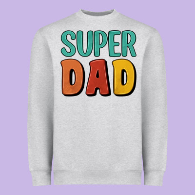 Super Dad Heavyweight Sweatshirt Designed By Artiststas