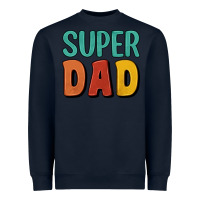 Navy super dad Heavyweight Sweatshirt - Artiststas