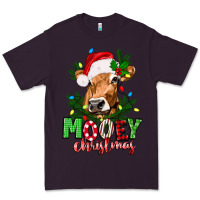 Plum Mooey Christmas Premium Tee - texasbilliewilder