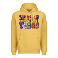 Antique Gold Spooky Vibes Premium Hoodie - CowhideDigitalArt