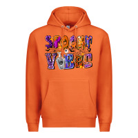 Carrot Spooky Vibes Premium Hoodie - CowhideDigitalArt