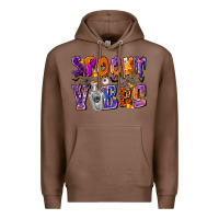Chestnut Spooky Vibes Premium Hoodie - CowhideDigitalArt