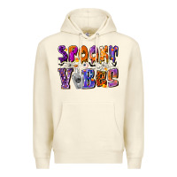 Sandshell Spooky Vibes Premium Hoodie - CowhideDigitalArt