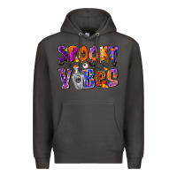 Smoke Spooky Vibes Premium Hoodie - CowhideDigitalArt