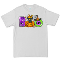 Dove Grey Boo Halloween Premium Tee - NancyCooperArtShop