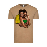 Vintage Coffee Black couple Vintage Tee - HowdyJamesFarm