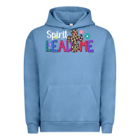 Pigment Pebble Blue spirit lead me Urban Hoodie - JahusDesignShop
