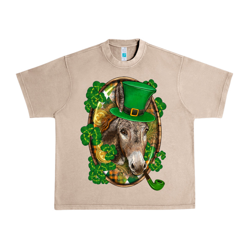 St. Patrick's Day Donkey Urban Heavy Tee by CowGirlArtShop | Teevron