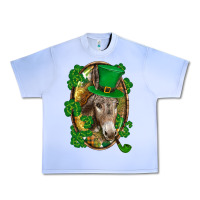 Grape Ice St. Patrick's day Donkey Urban Heavy Tee - CowGirlArtShop