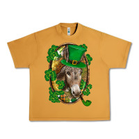 Peanut Butter St. Patrick's day Donkey Urban Heavy Tee - CowGirlArtShop