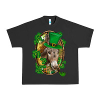 Pigment Black St. Patrick's day Donkey Urban Heavy Tee - CowGirlArtShop