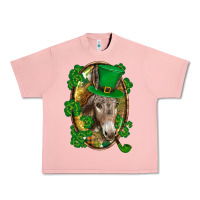 Salmon St. Patrick's day Donkey Urban Heavy Tee - CowGirlArtShop