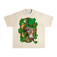 Sandshell St. Patrick's day Donkey Urban Heavy Tee - CowGirlArtShop