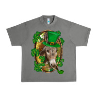 Tornado St. Patrick's day Donkey Urban Heavy Tee - CowGirlArtShop