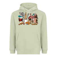 Matcha bakery coffee cups Heavyweight Hoodie - AdoDesignShop