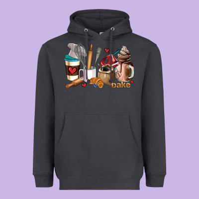 Bakery Coffee Cups Heavyweight Hoodie Designed By Adodesignshop