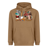 Toasted Coconut bakery coffee cups Heavyweight Hoodie - AdoDesignShop