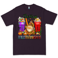 Plum hallothanksmas teacher Premium Tee - texasbilliewilder
