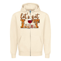 Sandshell let's get lit candles Zipper Hoodie - BarkalooDesign