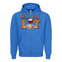 True Royal let's get lit candles Zipper Hoodie - BarkalooDesign