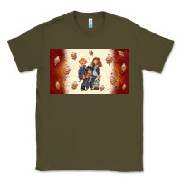 Army Green cartoon wizards Classic Tee - TumblerDesignByShophia